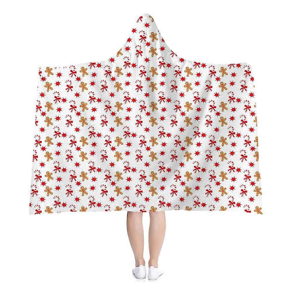 Cobertor quente de inverno Capa flanela capa com capuz sofá infantil nap cobertor presentes infantis-130 * 150cm
