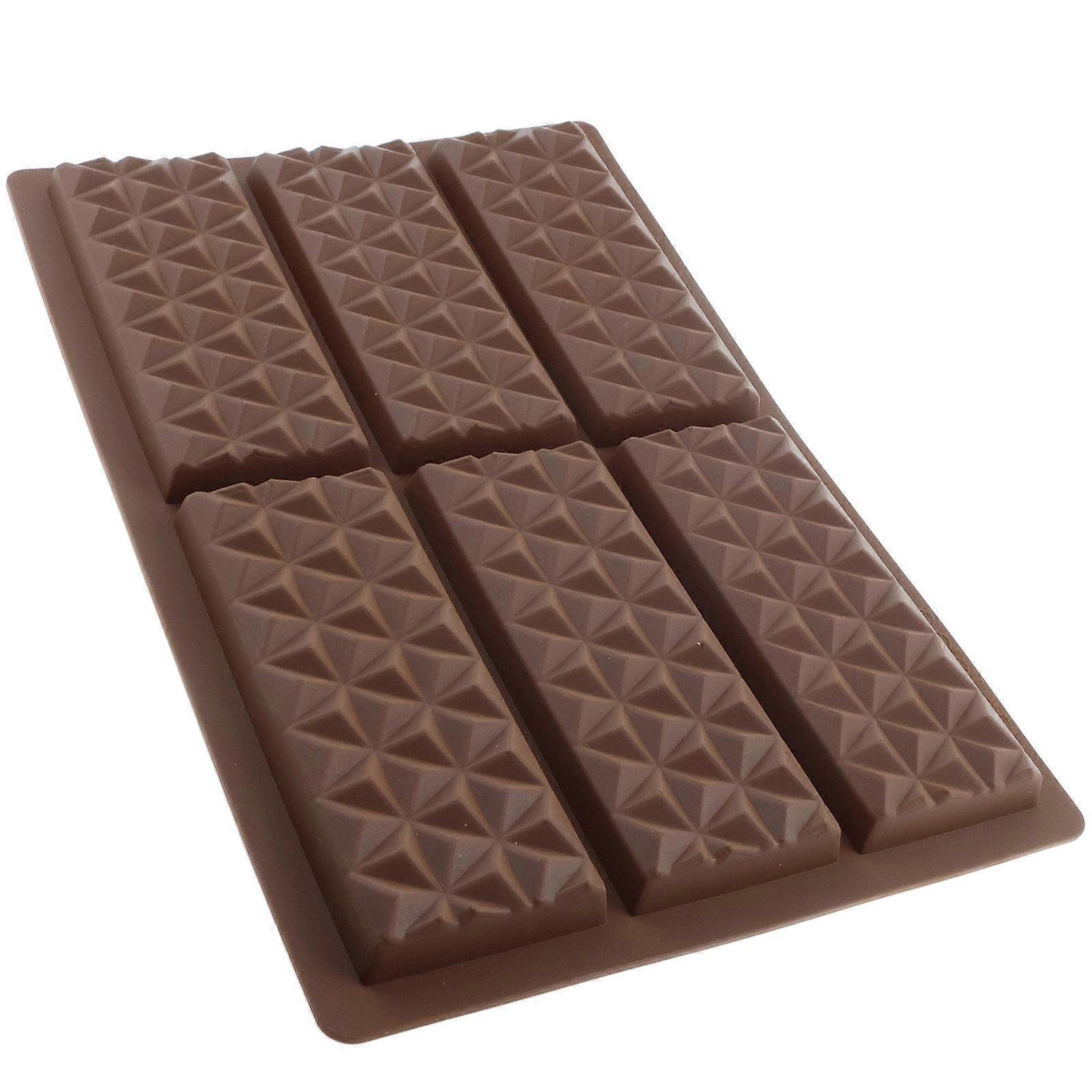 1個のシリコーンチョコレートモールドキャンディーモールドゼリーモールドは、ベーカリーパーティーや自宅でDIYのさまざまな珍味のためのチョコレートモールドを壊します