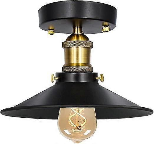 Retro Ceiling Light Pendant Light, Industrial Hanging Flush Mounted Lamp