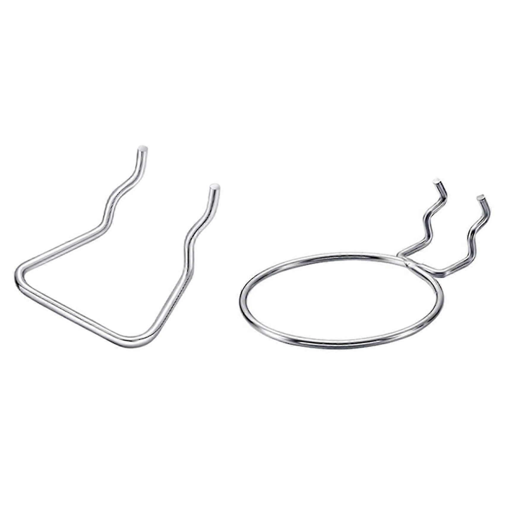 6 Pieces Pegboard Bin Hooks Accessories Hanging Cup Pegboard Hooks