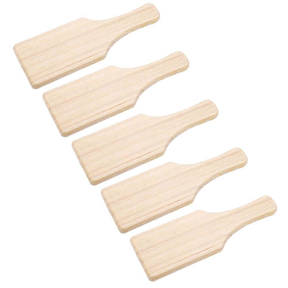5PCS Wooden Pottery Board Wood Clay Sculpture Tools Pottery Carving Tool Portable Clay Modeling Board Handmade Pottery Tool Accessories for Home Shop