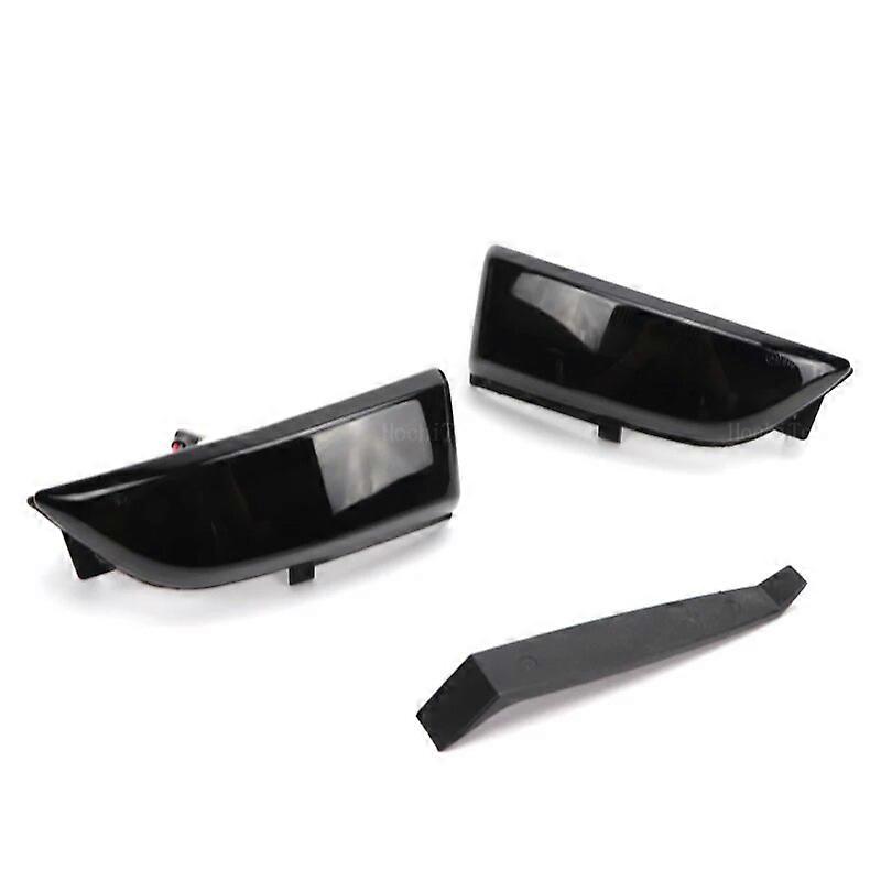 Dynamic Black LED Turn Signal Light Sequential Rearview Mirror Light For Ford Everest 2015-2019 Ranger T6 Raptor Wildtrak