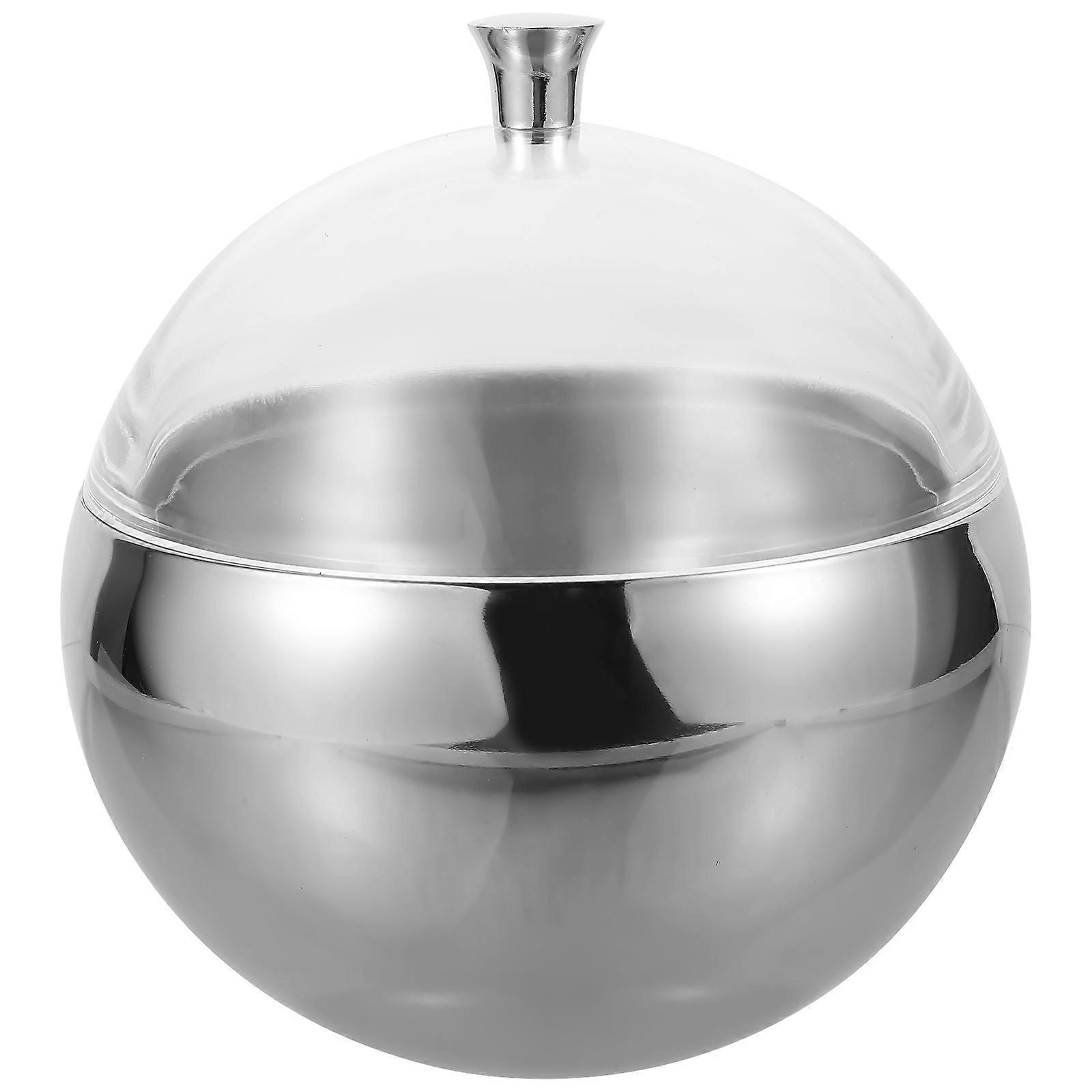 Ice Bucket with Lid Double Insulation Stainless Steel Ice Cube Box Ice Storage Container