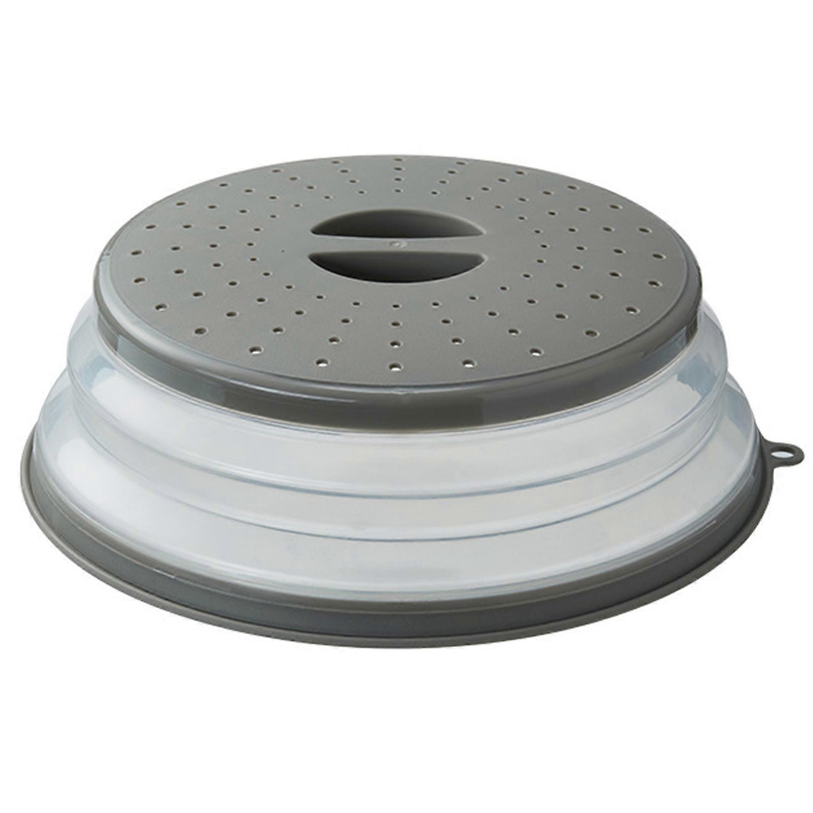 Microwave Cover Transparent Collapsible TPR Universal Large Size Microwave Plate Cover for Dorm