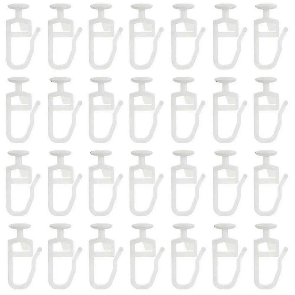 200 Pack Curtain Gliders With 8.3 Mm Head Folding Glider Curtain Rail Track Glider Hooks For Curtai CMK