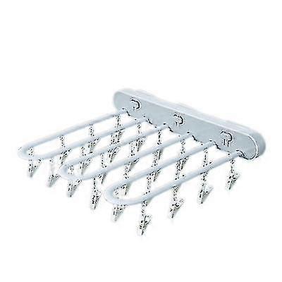 Multifunctional Folding Drying Rack Clothes Hanger For Underwear Socks Gloves