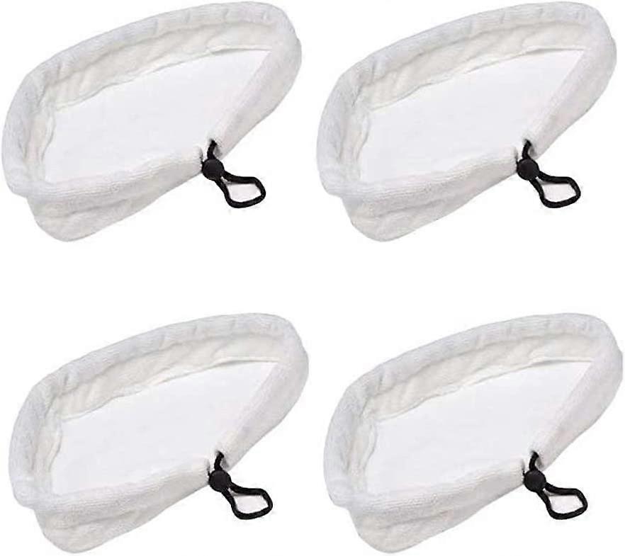 4 Steam Mop Cloths, Triangular Microfiber Steam Mop Cloth, Washable Replacement Steam Mop Pads for C