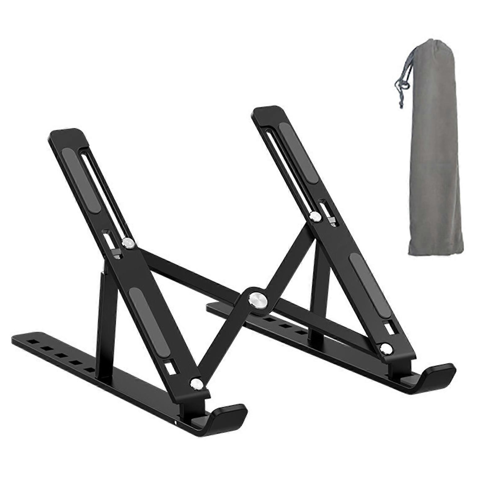 Laptop Riser Stand Portable Ergonomic Computer & Notebook Stand Holder for Desk, Foldable Laptop Lift, Height Adjustable