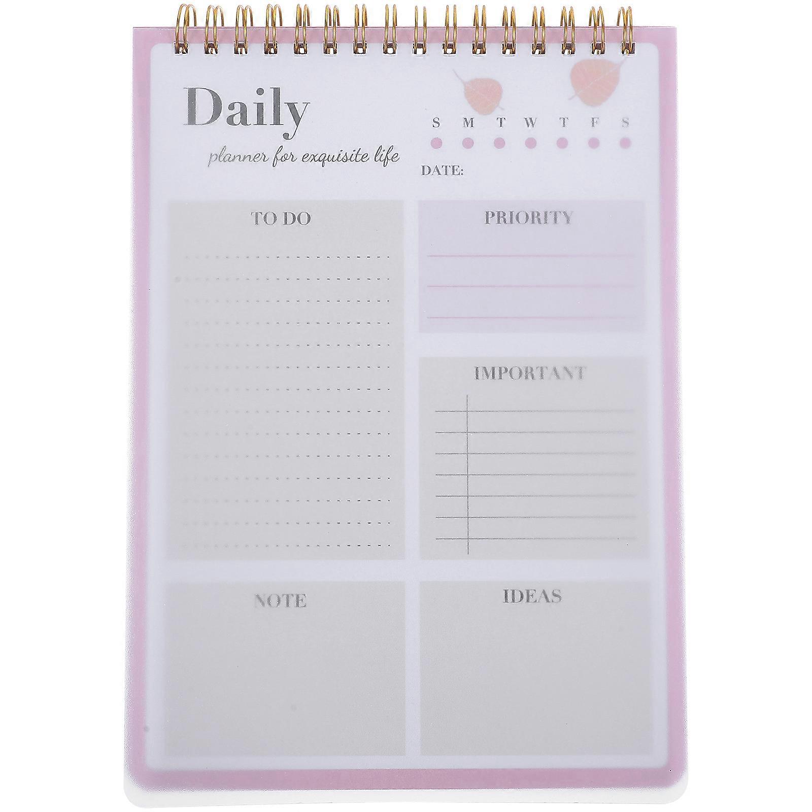 Efficient Planner Date Planner To Do List Notepad Schedule Plan Pad Planner for Management