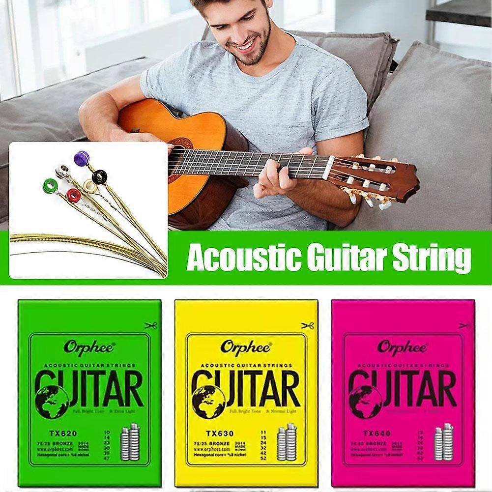 Acoustic Guitar String Hexagonal Core Folk Guitar String TX620 TX630 TX640