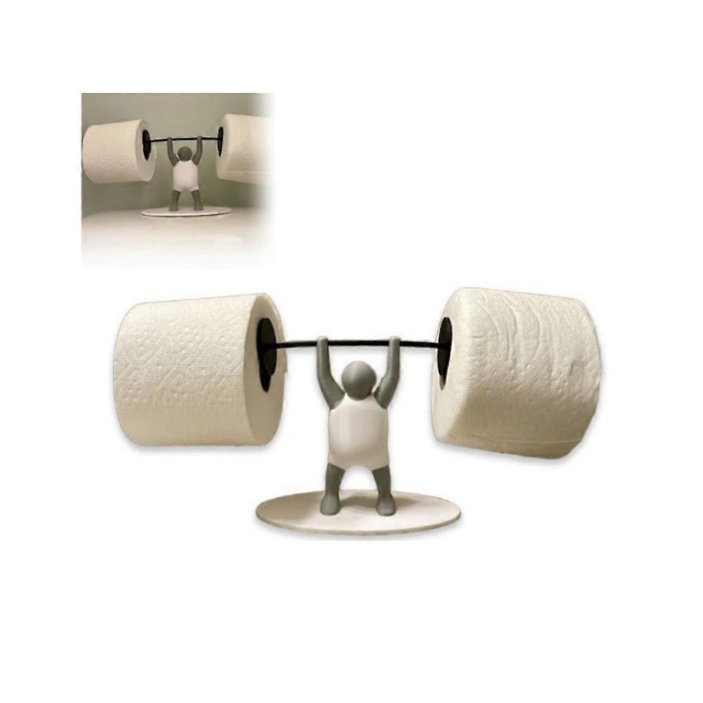 مضحك رفع الأثقال المرحاض لفة حامل، فريدة من نوعها 3D المطبوعة حامل ورق التواليت