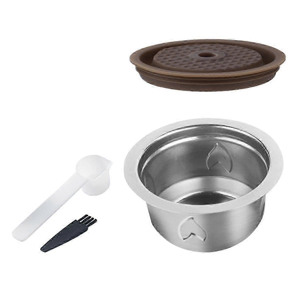 Wiederverwendbare Kaffeekapseln Edelstahl-Kaffeepad Espresso Nachfüllbare Kaffeepads kompatibel mit Vertu