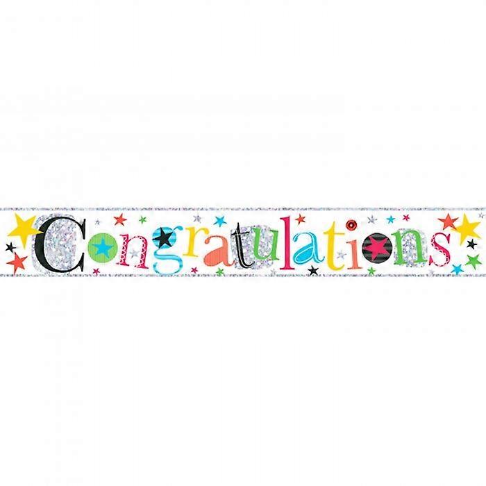 Simon Elvin Congratulations Foil Party Banner