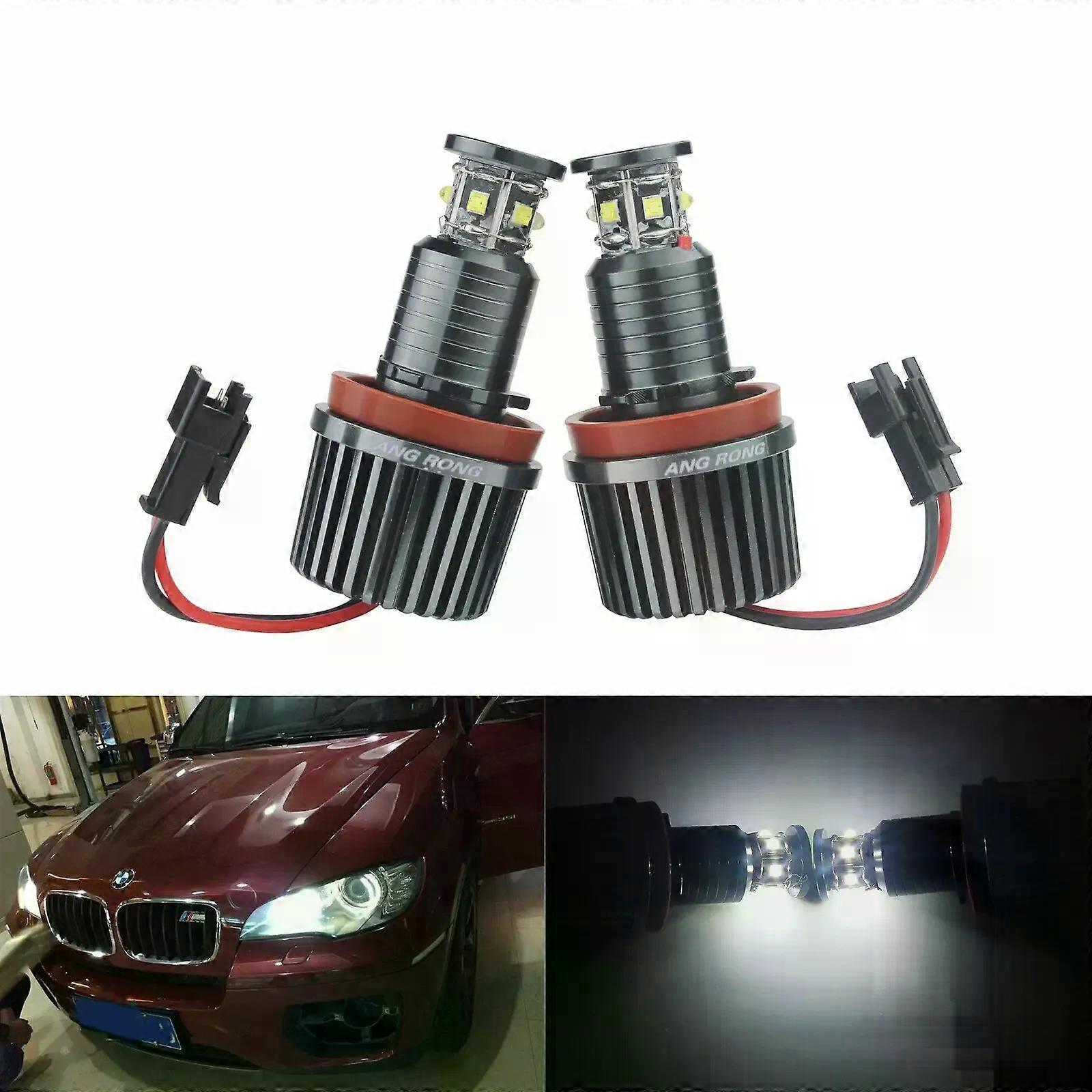 H8 60W LED Angel Eyes Halo Rings Light For BMW E90 E93 E63 E64 E89 E70 E71 E72