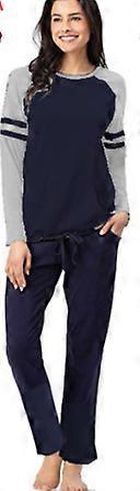 Pyjamas Bomull för kvinnor - Stickat pyjamasset