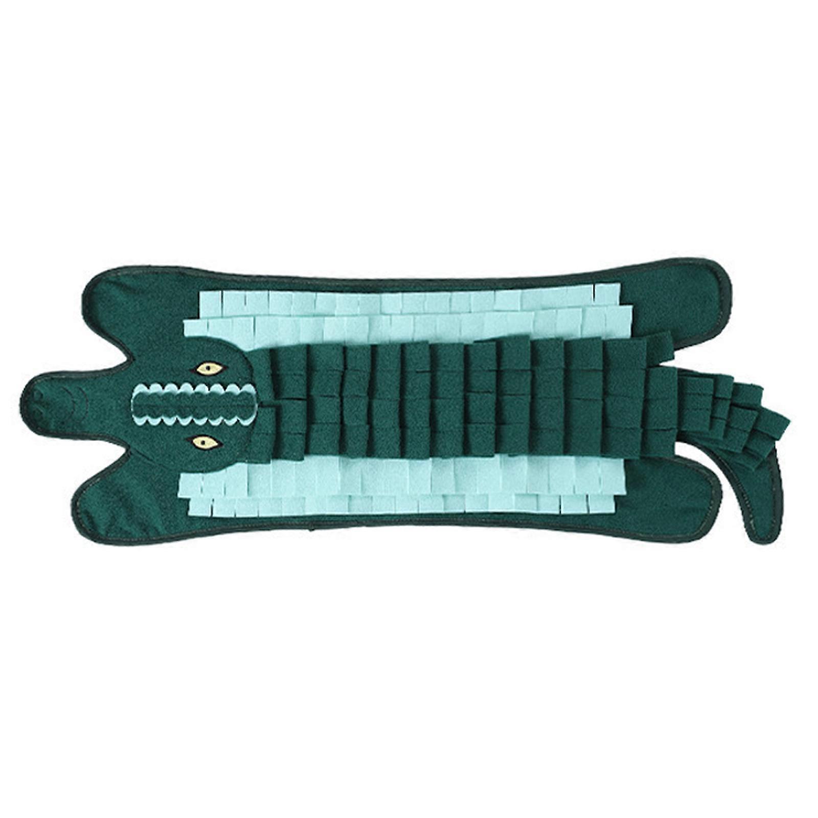 Dogs Snuffle Mat Puzzle Feeders Slow Feeding Toy Crocodile/Lions Animal Shape Improving Intelligence for Rabbit Puppies