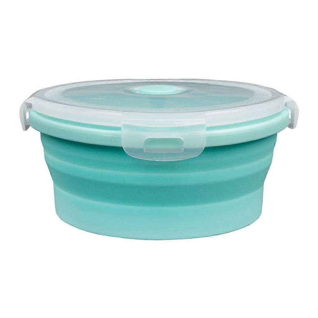 Pet Foldable Bowl Multifunction with Lock Button Leak Proof Design Outing Contianer Portable Water Food Dispenser BL 2