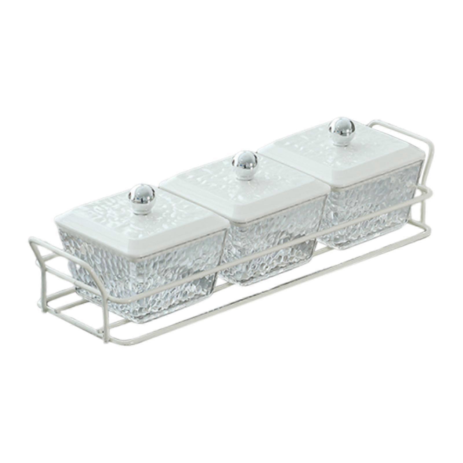 Divided Serving Dishes Dry Fruit Tray Multipurpose Tea Table Accessory Nut