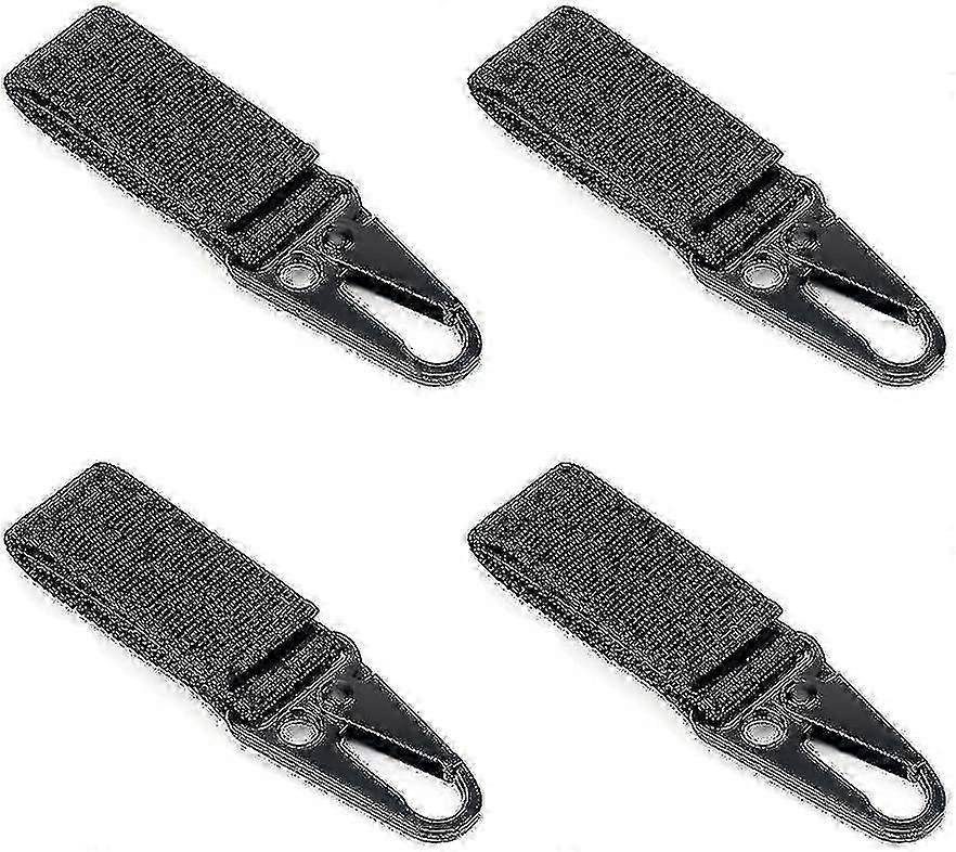 Nylon Webbing Key Chain (black) (4pcs) WHBYV