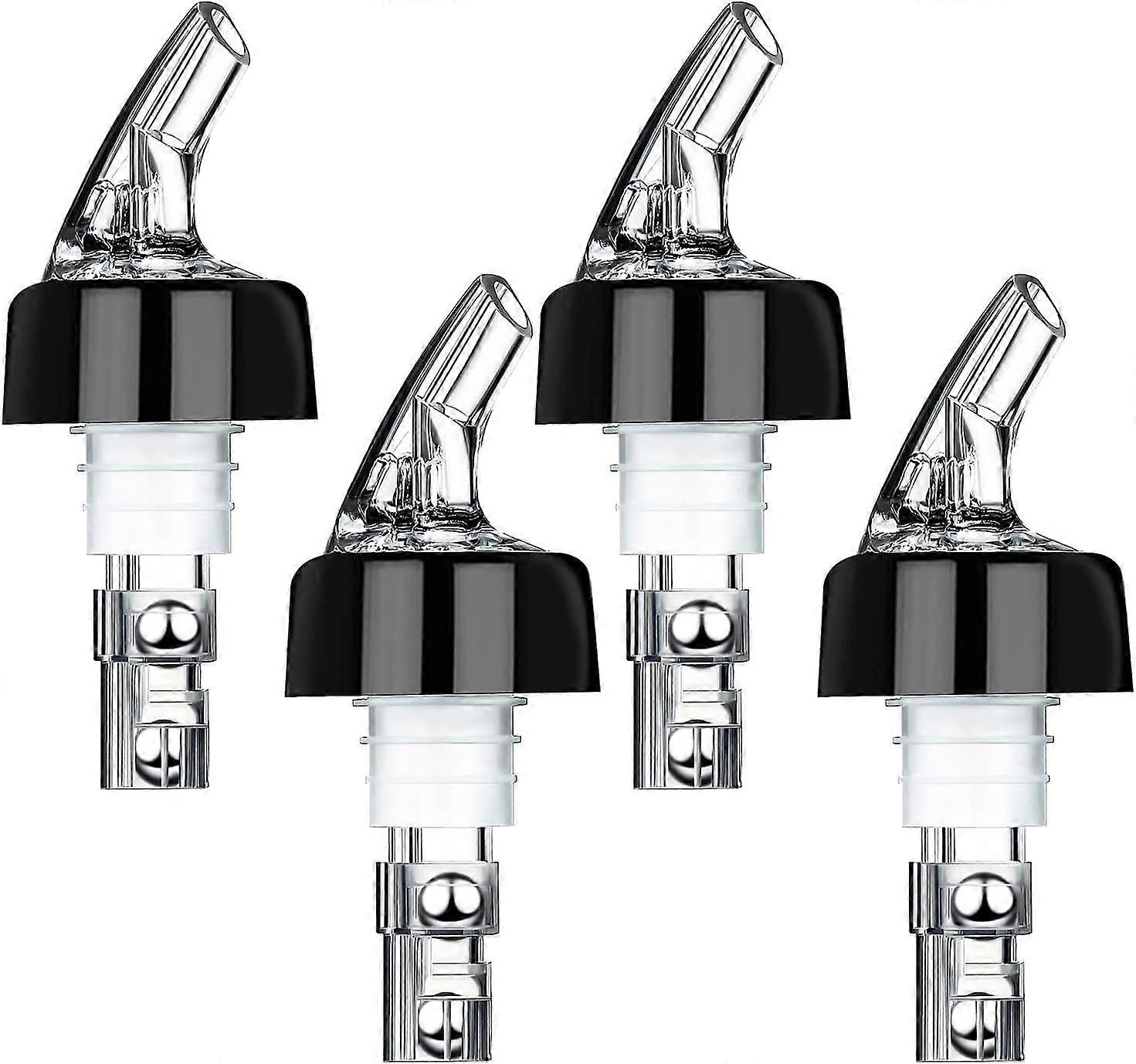 Automatic Measured Bottle Pourer,quick shot spirits measuring pourer, Automatic Dispenser Home Bar Tools 30ml(4 pack)