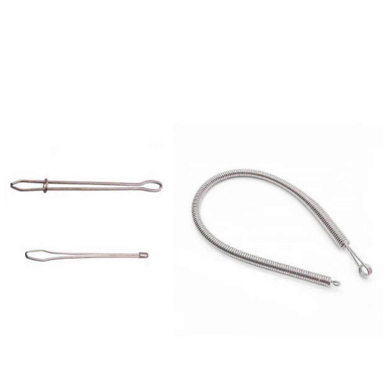 3PCS Drawstring Threaders Spring Drawstring Needle Threader DIY Rope Threader Clip Sewing Clips Drawstring Threader Tool Set Insert