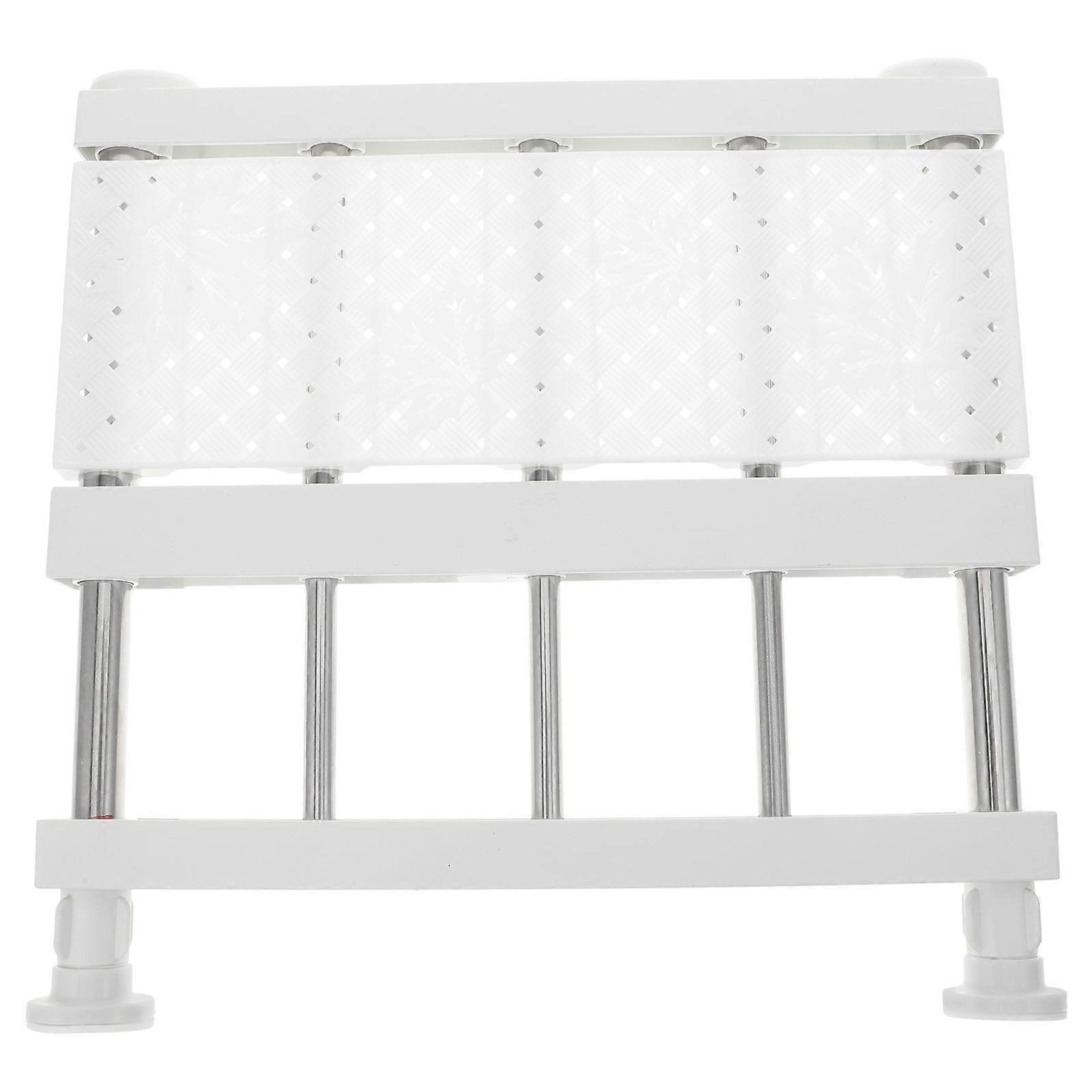 1 Set Shelf Divider and Separators Nail-free Retractable Storage Rack for Closet