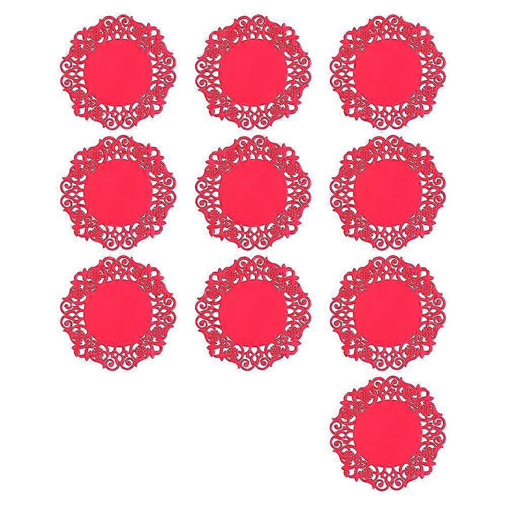 Silicone Coasters - Multi-purpose Complex Carved Insulation Flexible Durable Non-slip Coasters