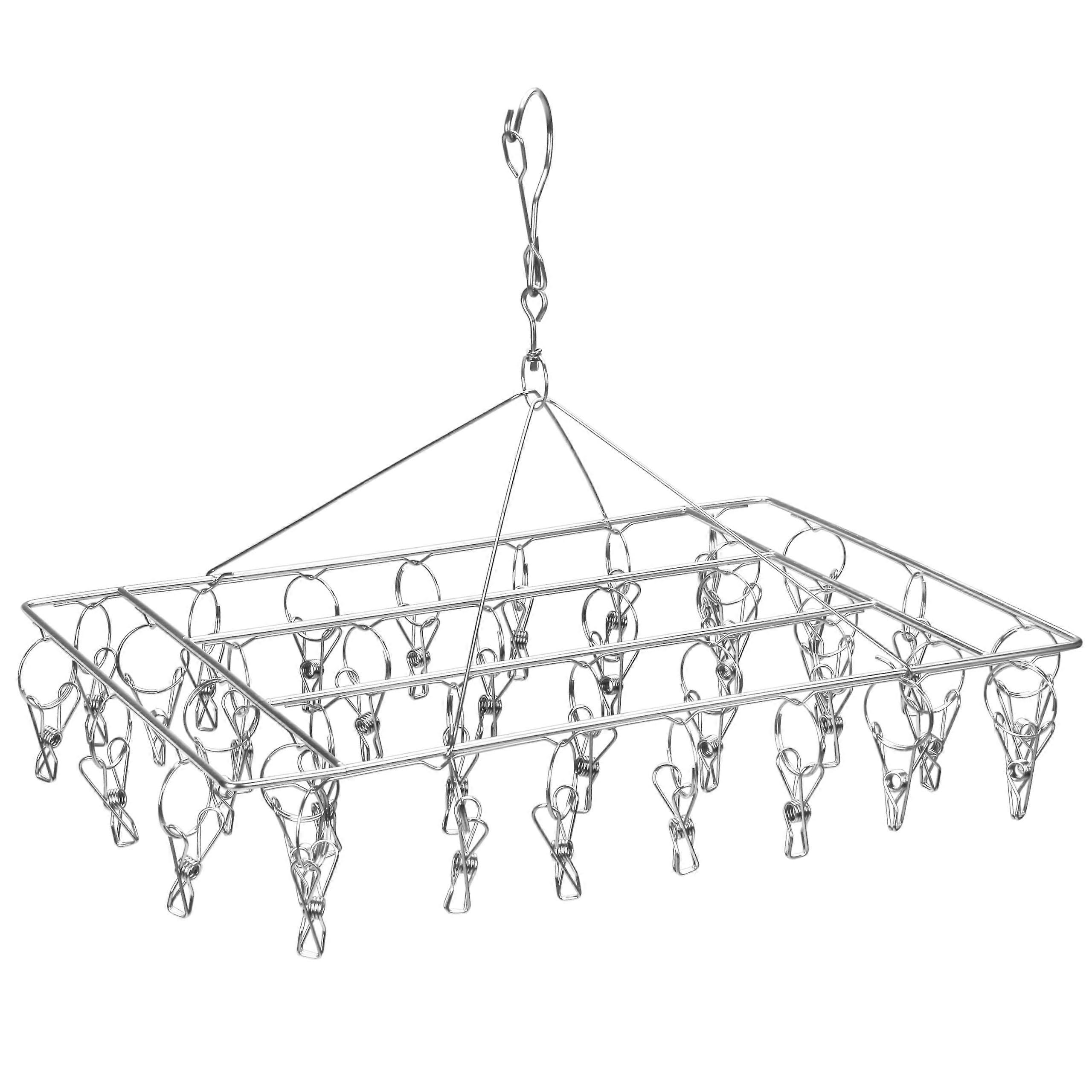 Stainless Steel Sock Drying Rack for Socks and Bras, Compact, Space-Saving Design, Durable and Lightweight