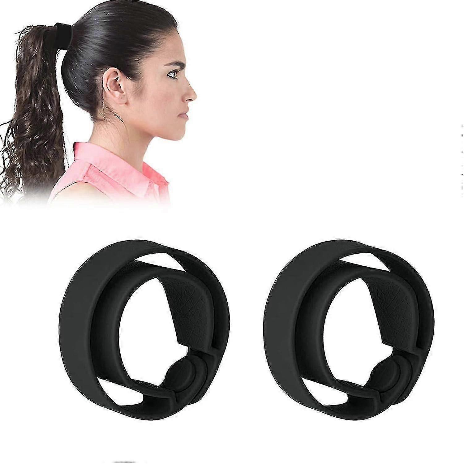 Stark Stadga Hårscrunchie - 2st Pack - Bekväm Volymförbättrande