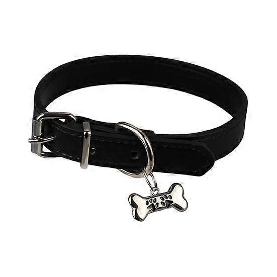Women Choker Necklace Bone Charm Multi Holes Adjustable Length Metal Buckle Artificial Leather Short Necklace