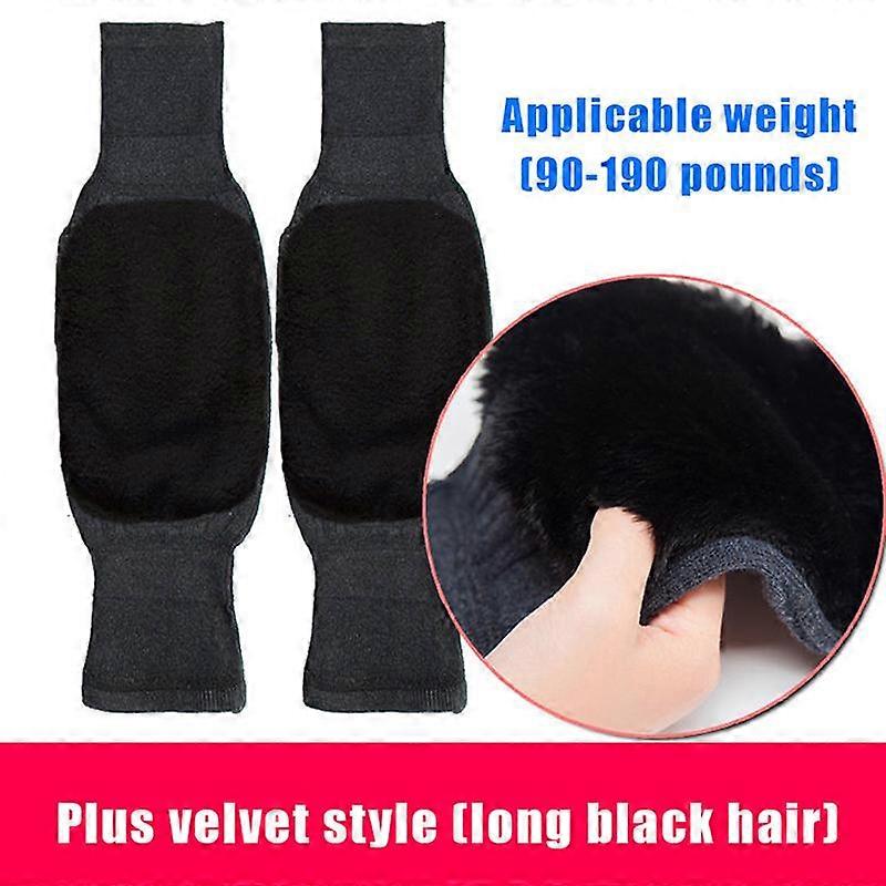 1 Pair Winter Warm Knee Pads For Women Men Old People Cold Leg Arthritis Kneepad Knee Support Rabbit Running Knee Protector