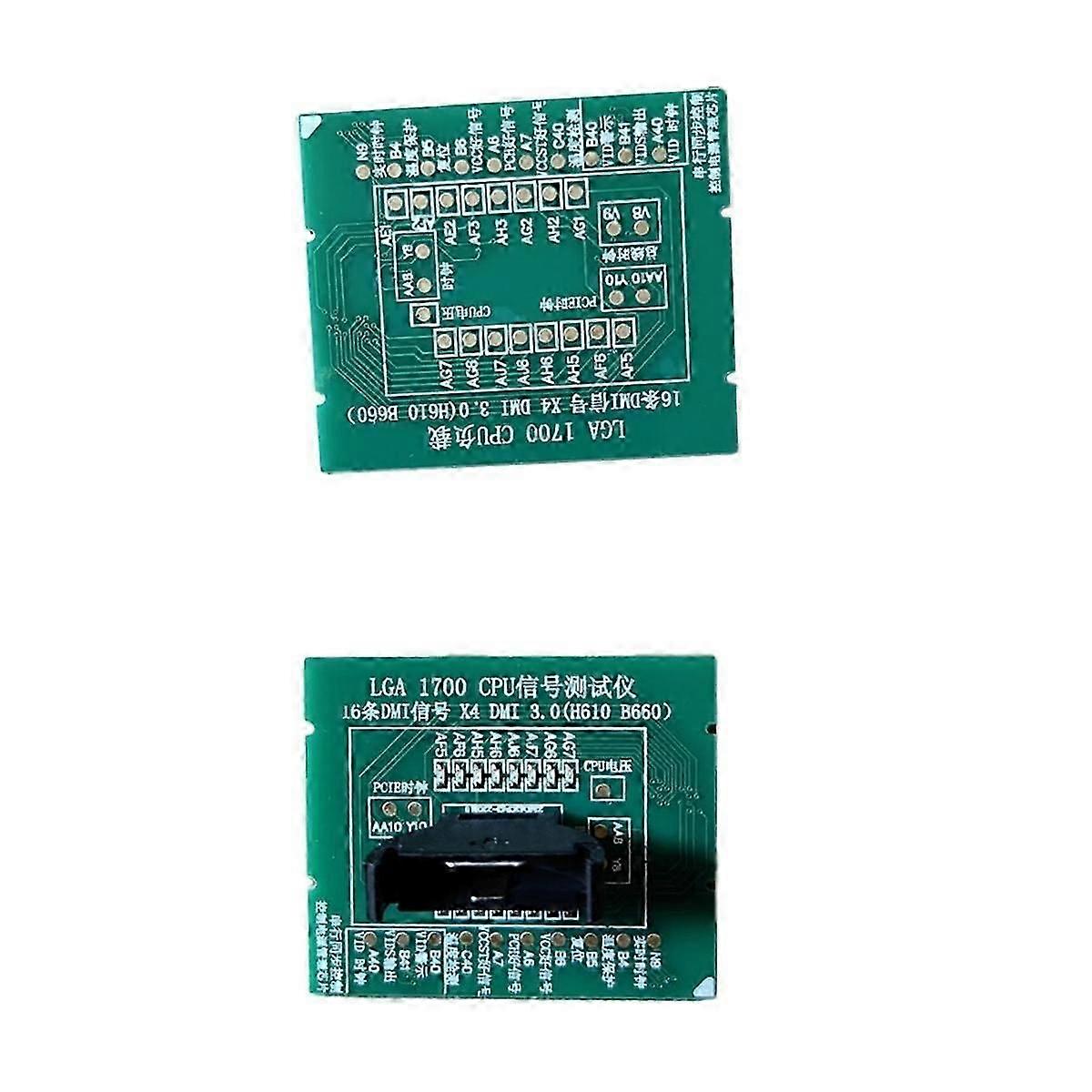 Desktop LGA1700 CPU Socket Tester Diagnostic Analyzer Dummy Load Fake Load with LED Indicator for M