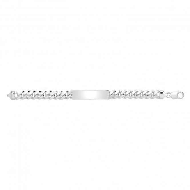 Acotis Silver Bracelet Men's Cuban Id G2665