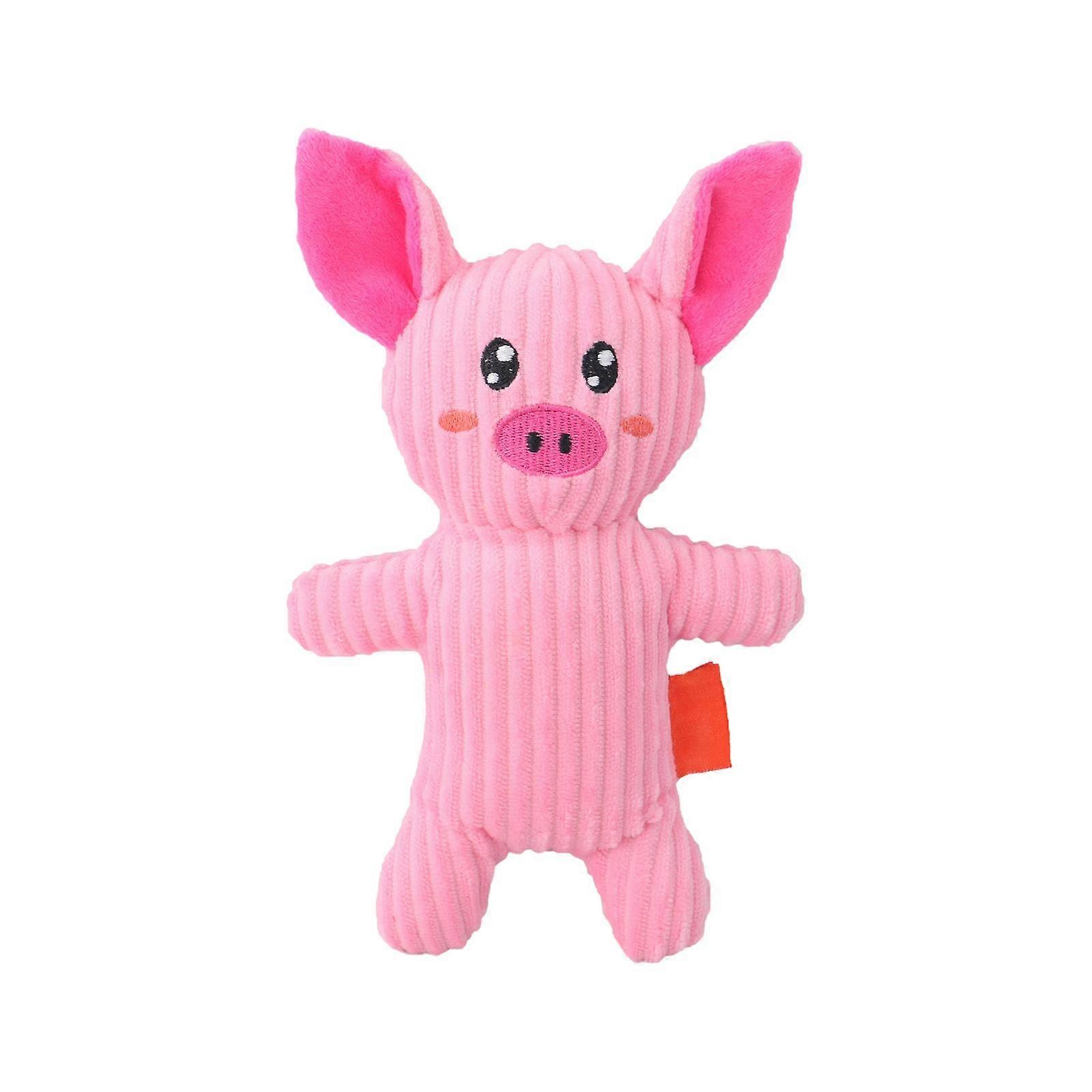 Cartoon Animal Squeak Dog Toy, Sound Toy Soft Interactive Bite Resistant Cat