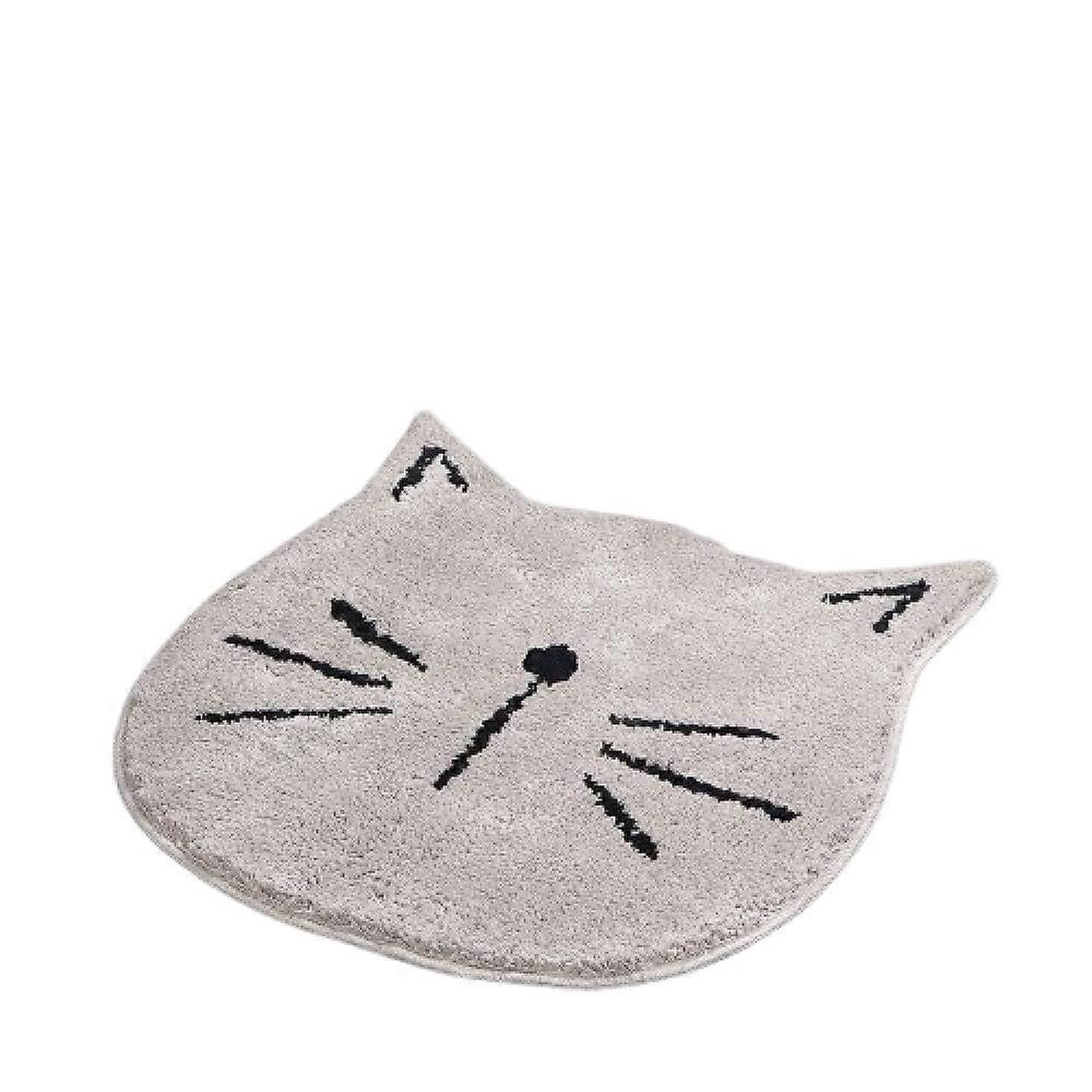 Doormat, Microfiber, Absorbent, Cat Shape