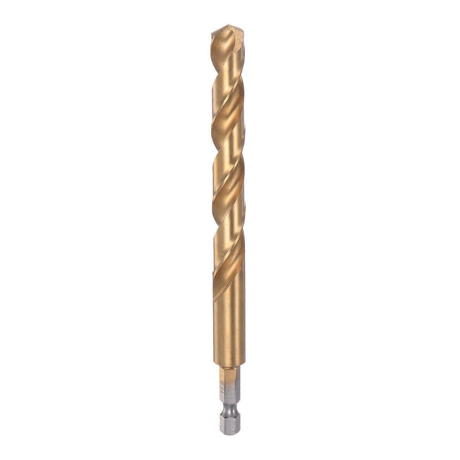 Parts for Machine 11mm M35 High Speed Steel Titanium Hex Twist Drill Bit with 1/4' Shank (#CN-250924-01878)