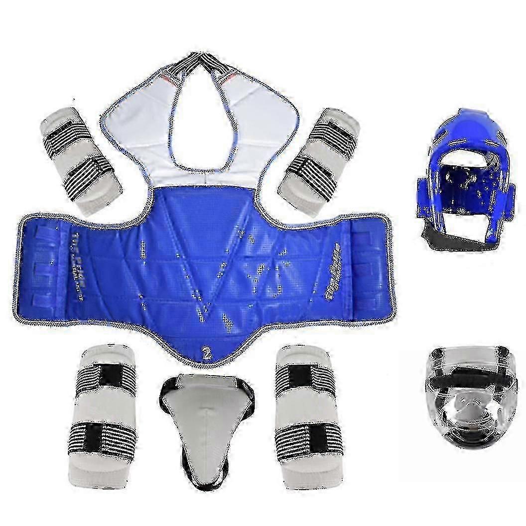 Taekwondo Five-piece Set Taekwondo Protective Armor Kickboxing Boxing Glove Taekwondo Equipment Protector-9