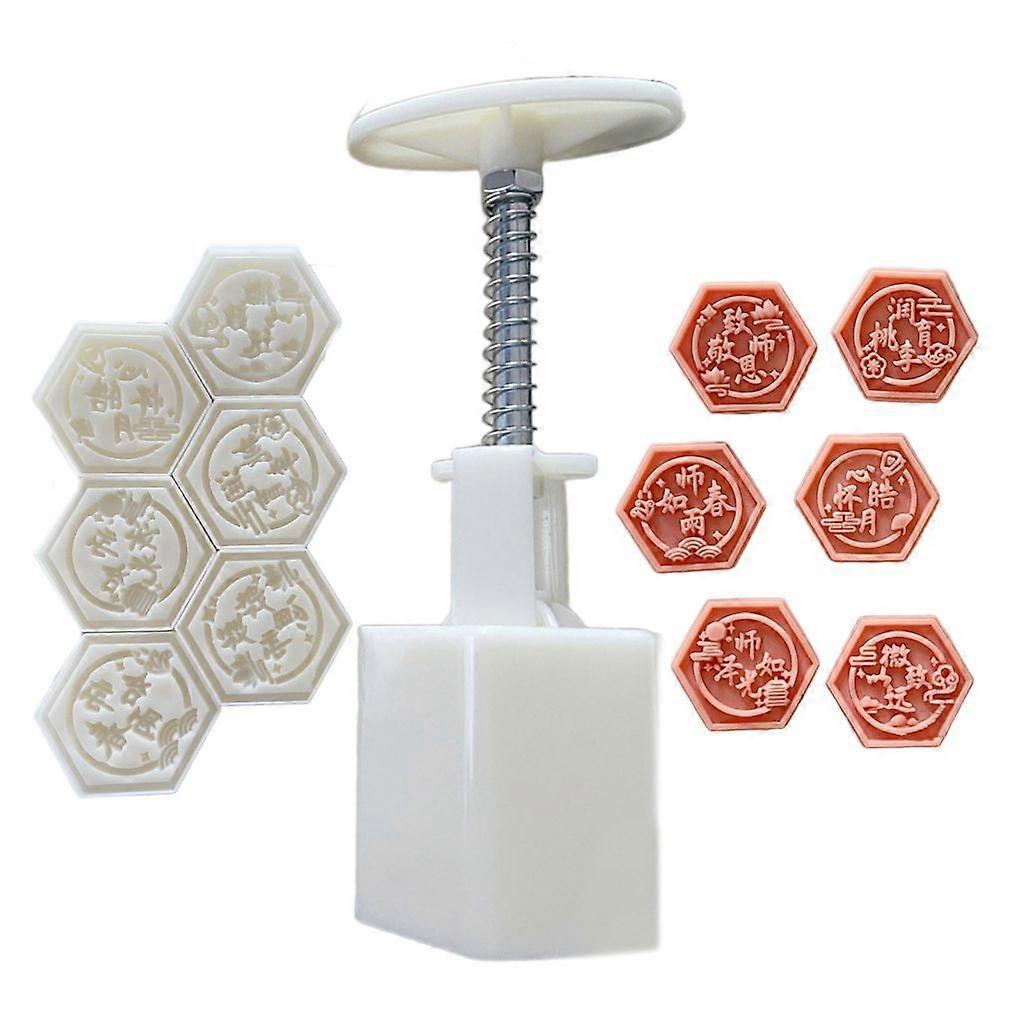 unbrand Chinese Pastry Mold 3D Teachers Day Cake Molds Hand Press Biscuit Cookie Mould