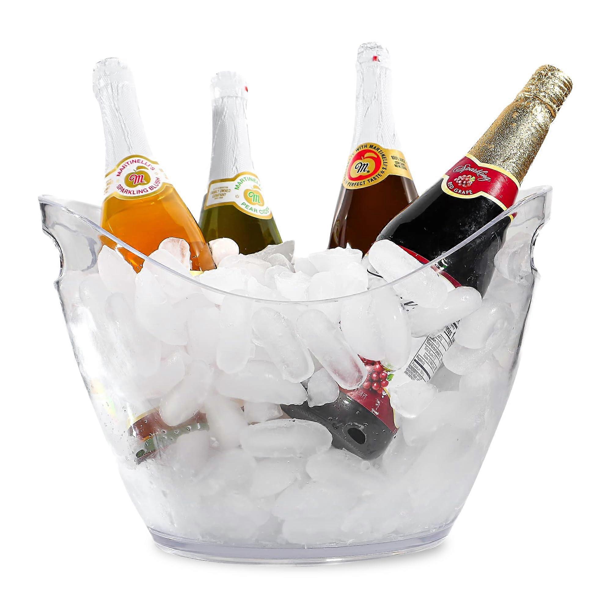 Large ice buckets for parties, 8L beverage box, clear champagne bucket, mimoza bar supplies