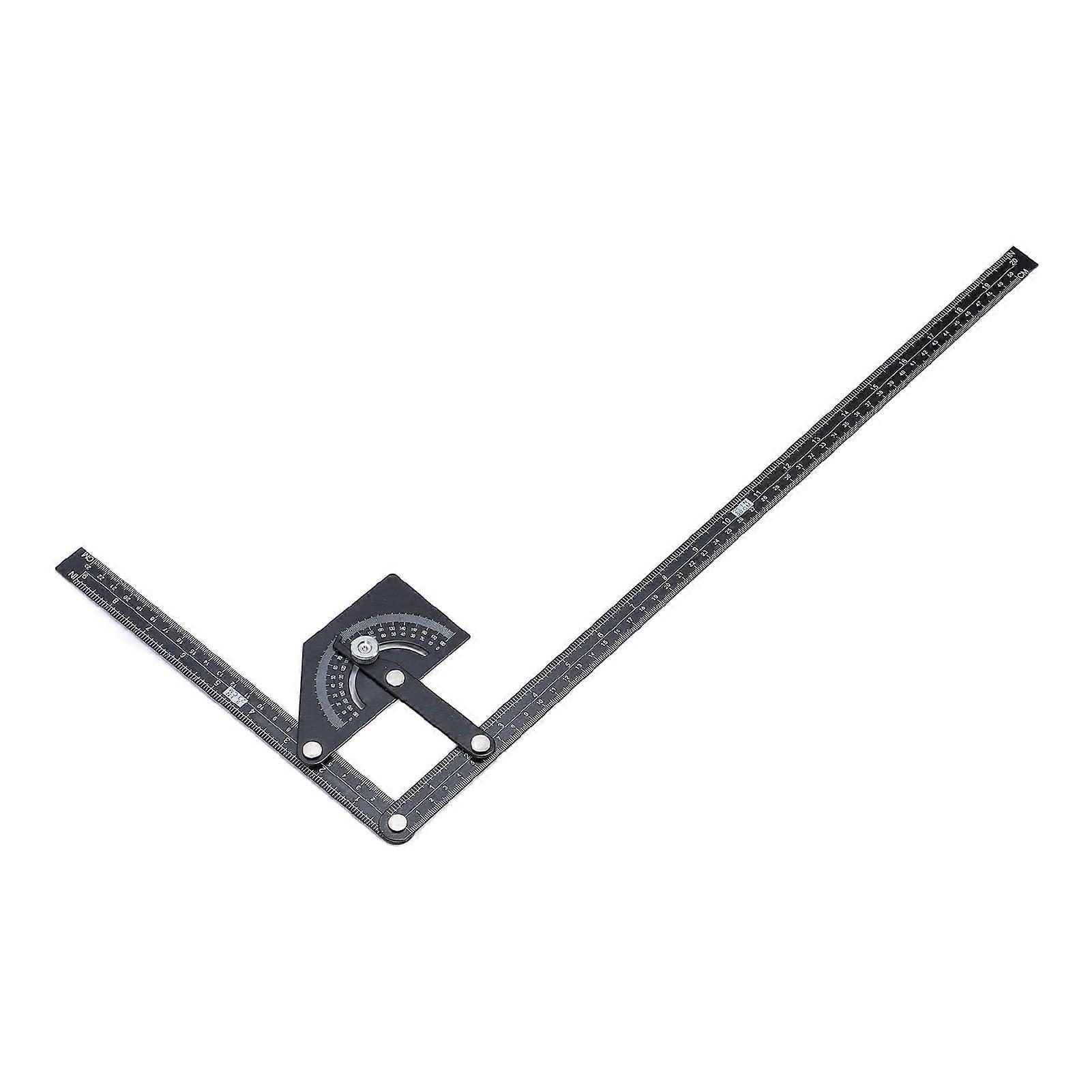 Angle Finder Protractor Tool, Stainless Steel 180 Degree Ruler for Accurate Woodworking Measurements and Angles