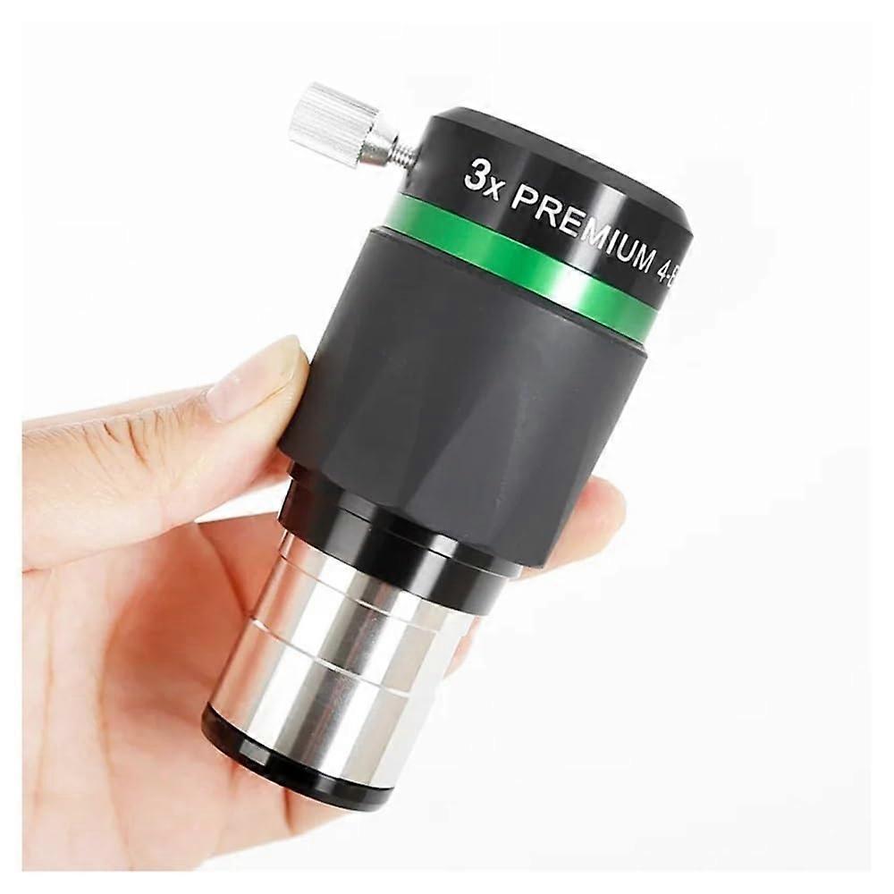 Extinction Magnifying Mirror 2X 3X 4X 5X Barlow Lens for 1.25 Inch 31.7mm Astronomical Telescopes