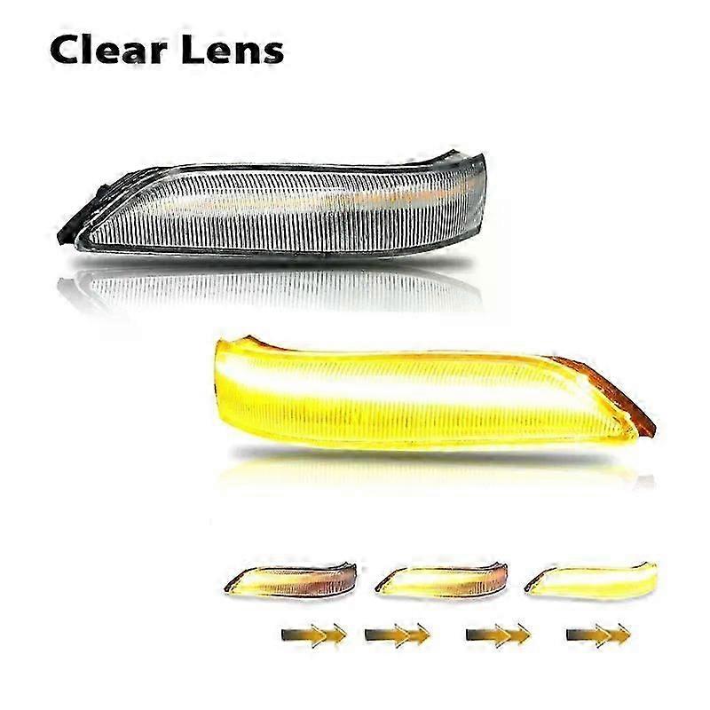 Applies To 2pc Dynamic Sequential Blink/flow Led Side Mirror Turn Signal Light Assembly For 2008-2013 Honda Accord Cp1/cp2/cp3,for Acura Rl
