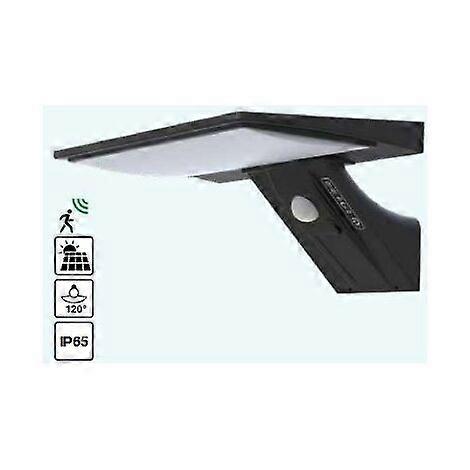 LED SOLAR WALL LIGHT - PRESENCE DETECTOR - 520 LUMENS