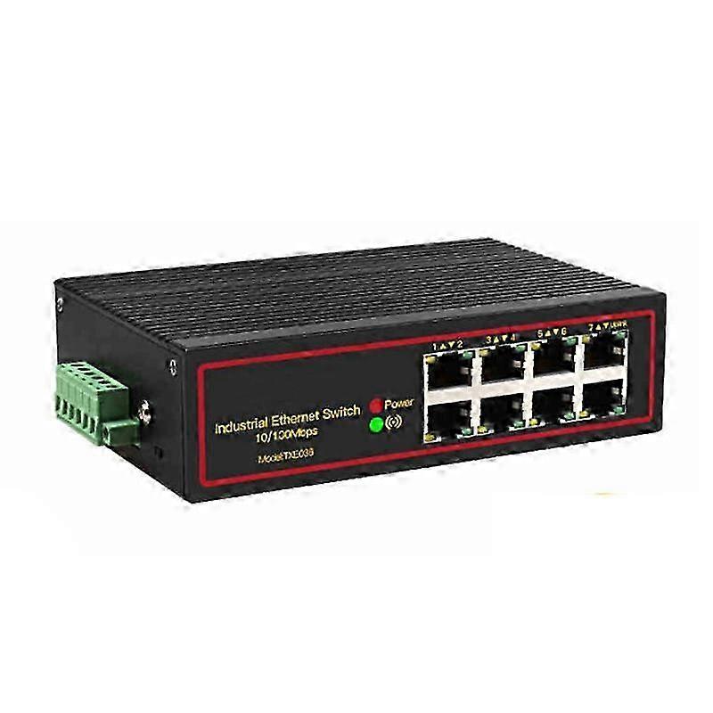 8-Port Ethernet Switch 100Mbps Network LAN RJ45 Wlan Hub Desktop PC Switcher
