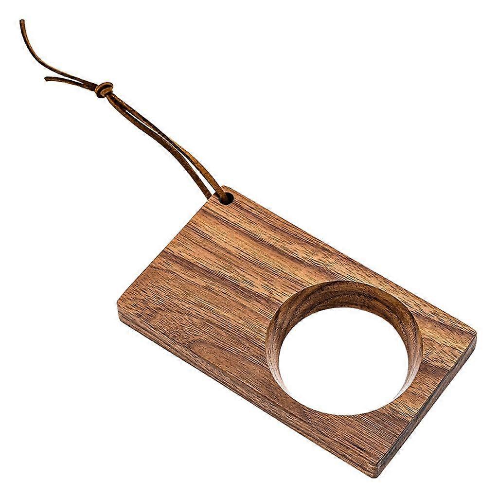 Handmade Coffee Dripper Holder Coffee Accessory Brewing Holder Wood Texture