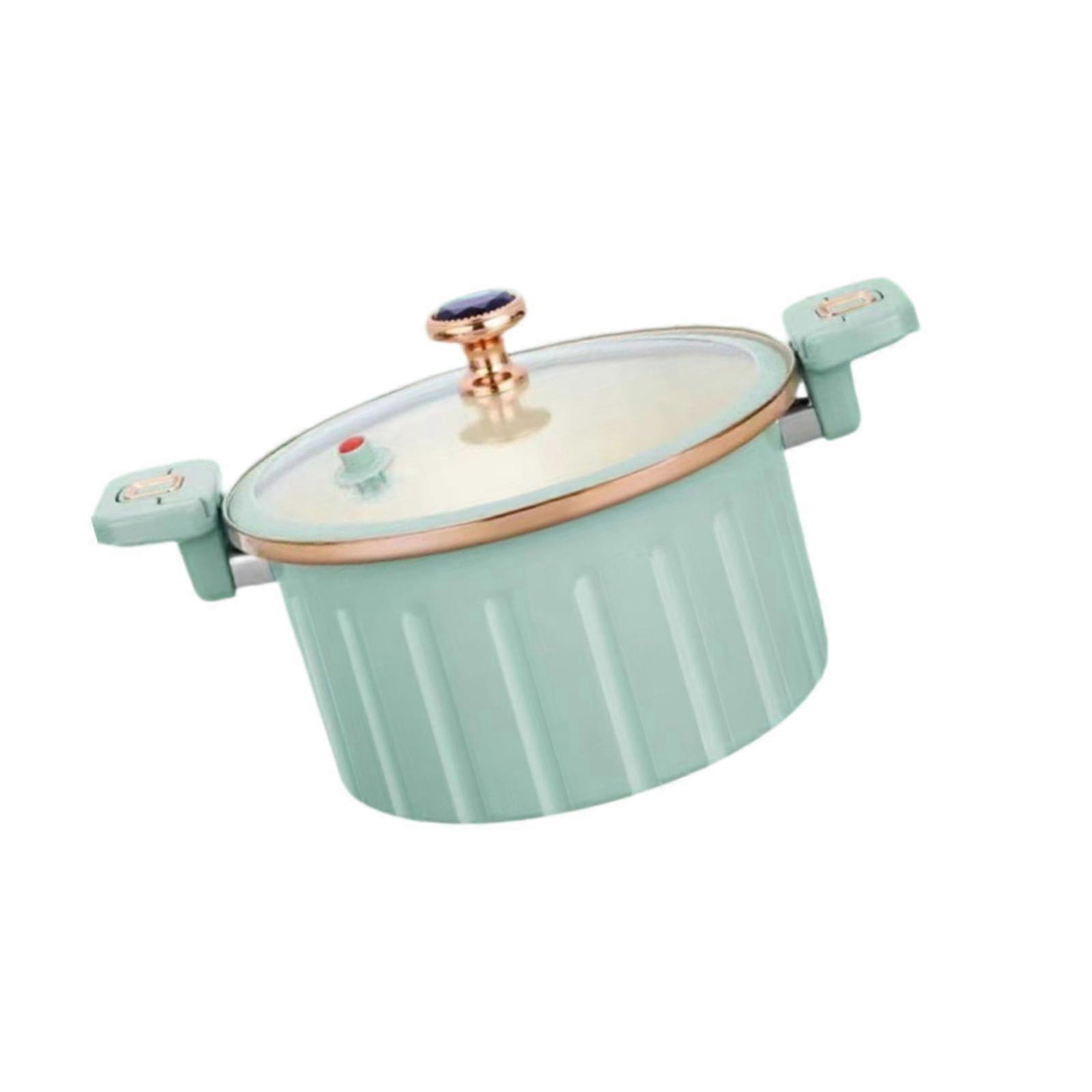 Micro Pressure Pot Stewing Boiling Pot 10L Multifunctional with Cover Slow Cooker Non Stick Soup Pot for Noodle Rice Chicken