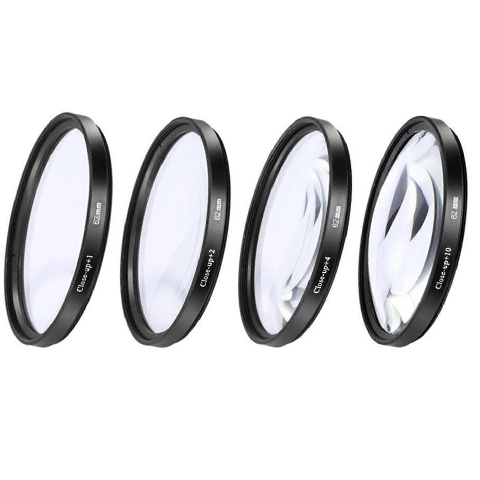 Optical Glass Aluminum DSLR Digital Camera Close Up Macro Lens Filter Kit for Nikon for Pentax for Sony DSLR Accessory Part