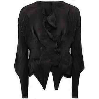 Thanny Plisse Ruffle Jacket