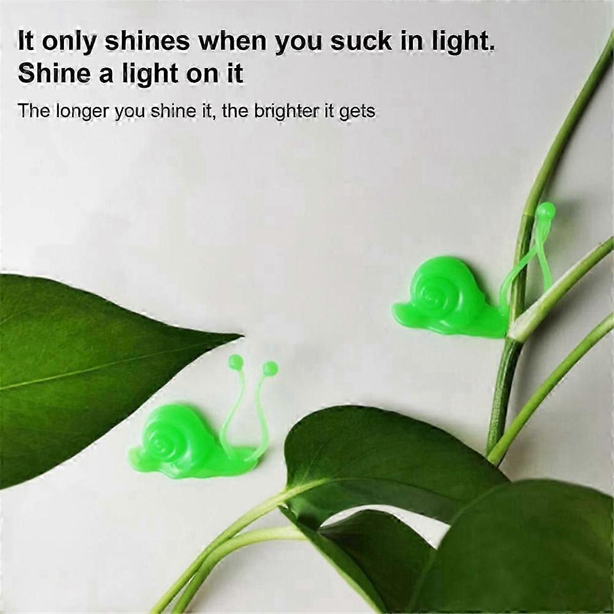 20Pcs Self-Adhesive Climbing Wall Fixed Buckle Fastener Snail Climbing Tied Vine Buckle for Indoor