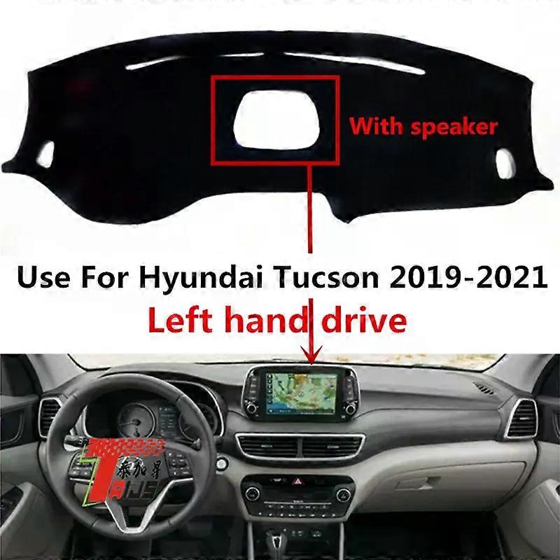 Apply TAIJS Factory 3colors non reflective Polyester Fibre Car Dashboard Pad For Hyundai Tucson 2019-2021 Left hand drive